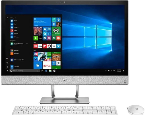 24" HP Pavilion 24-R014, AIO (All in One) Computer, FHD (1920x1080) Touchscreen, Core i5 7th Gen (2.4Ghz), 12GB RAM, 256GB SSD, Windows 11