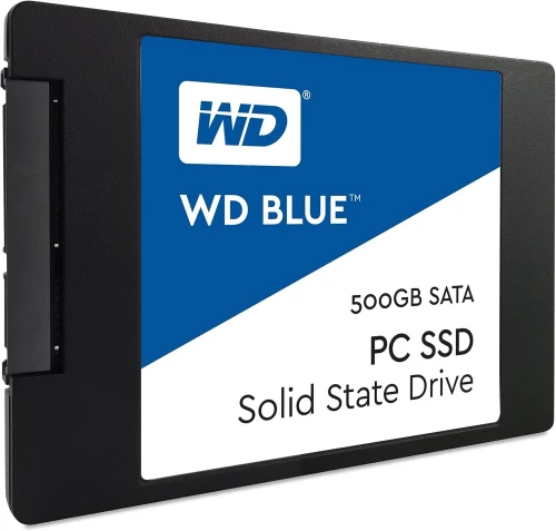 512GB WD BLUE SSD 500GB 3D NAND SATA III SSD 2.5” Internal Solid State Drive, WDBNCE5000PNC