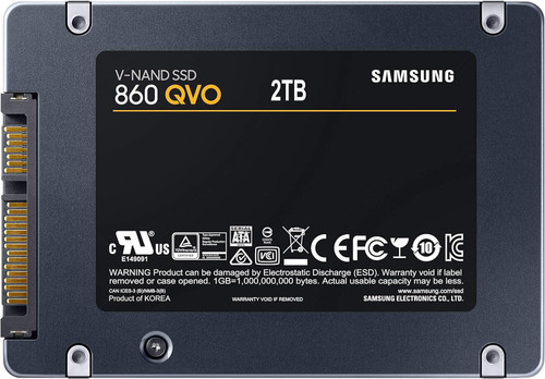2TB SAMSUNG SSD 860 QVO SATA III 2.5” Internal Solid State Drive , MZ-76Q2T0