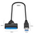 USB 3.0 to 2.5" SATA III Hard Drive Adapter Cable/UASP -SATA to USB 3.0 Converter