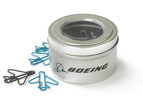 Boeing Airplane Shaped Paper Clips MG Pilot Shop