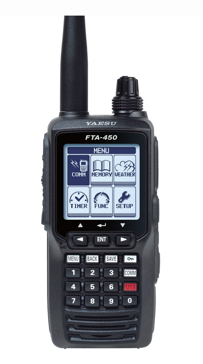 Yaesu FTA-450L Handheld Aviation Transceiver | MG Pilot Shop