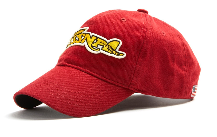Cessna Baseball Hat Red Airplane Logo Hat MG Pilot Shop