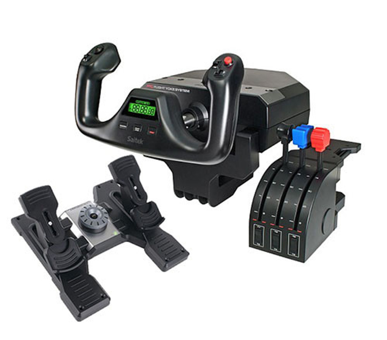 Logitech G Saitek Pro Yoke and Pedals Bundle