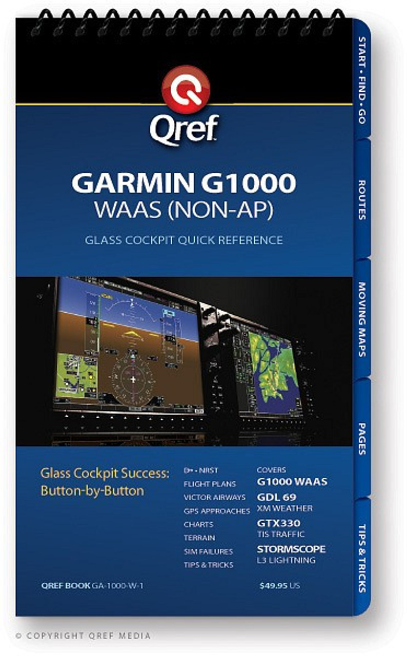 5th Edition G1000 Glass Cockpit Handbook Max Trescott Garmin & Perspective 