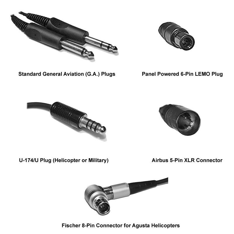 Replacement Bose A20 Aviation Headset Cable Assembly with Bluetooth