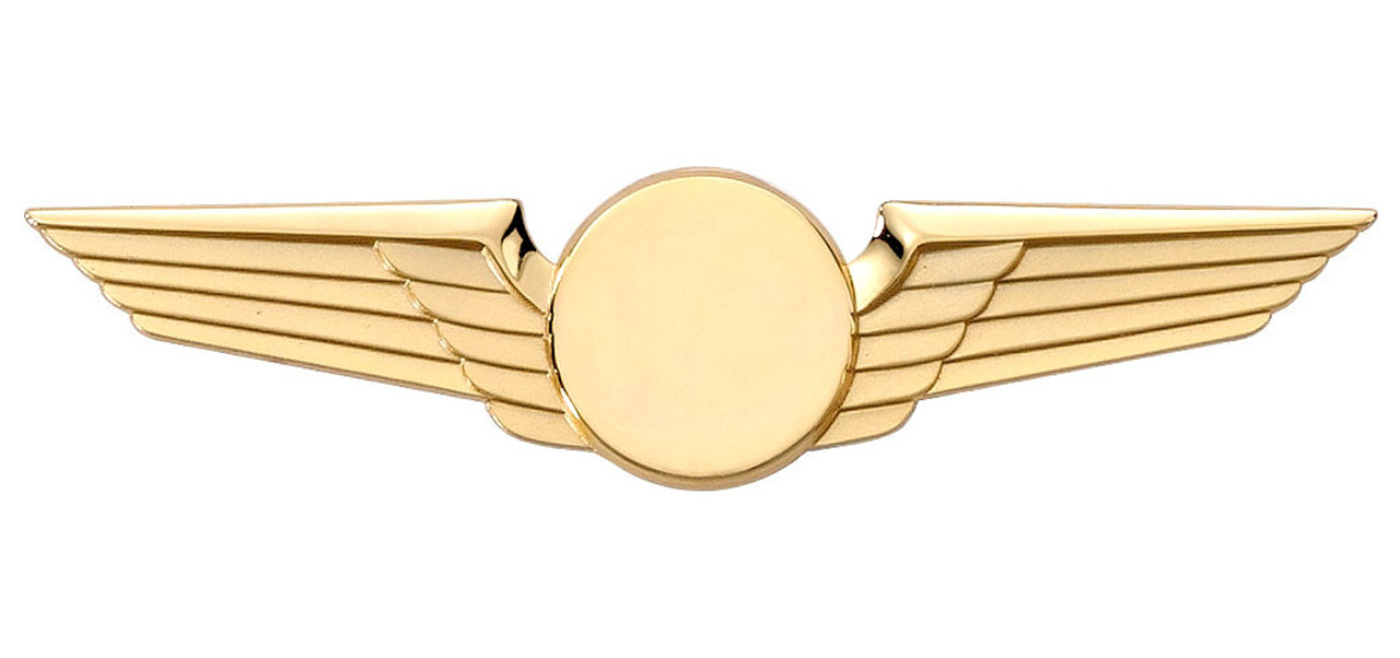 Pilot Wings - Double-Wing Modern Large - Gold