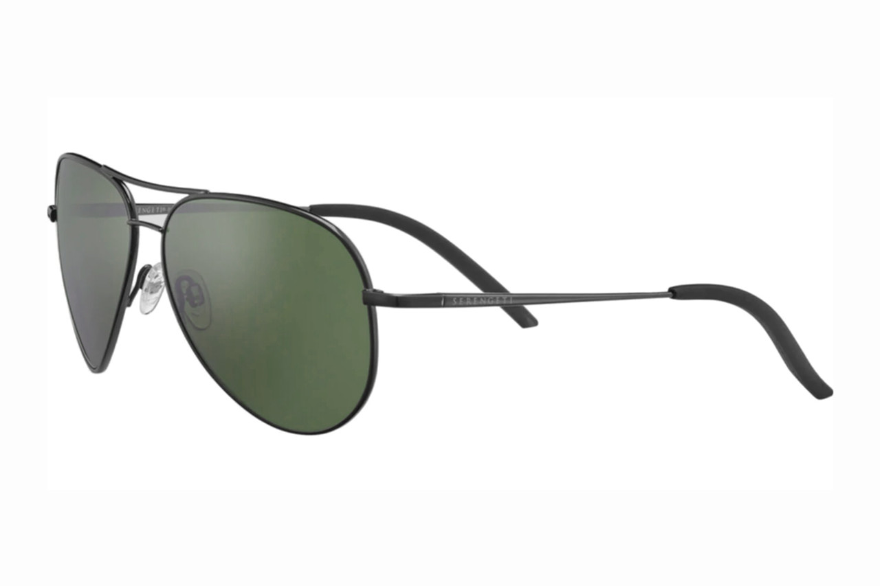 Serengeti Carrara SS014002 Shiny Dark Gunmetal Aviator