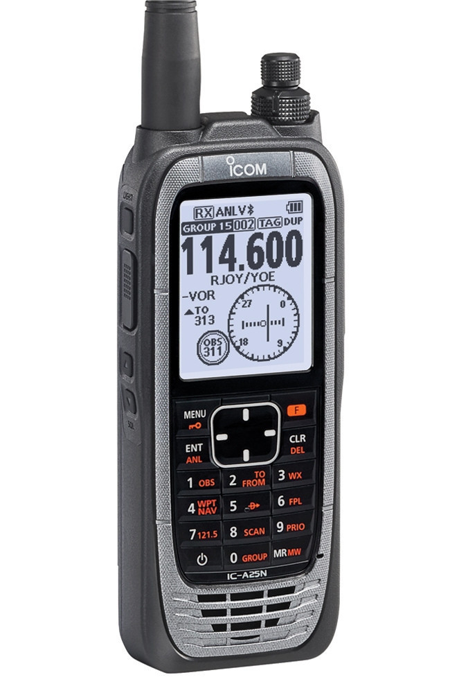 Icom A25N Handheld VHF Transceiver | Nav/Com GPS Radio
