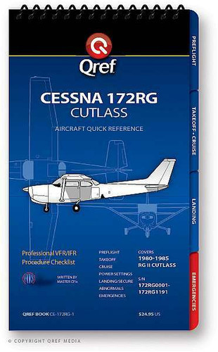 Cessna 172 Universal Qref Aviation Checklist Book