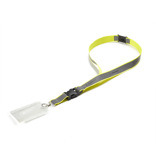 Boeing Neon Safety Lanyard with Badge Holder