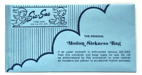 Sic-Sac Motion Sickness Bags