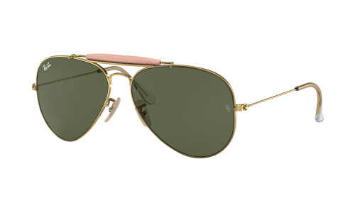 58mm RB3025 Ray-Ban Aviator Large Metal Sunglasses | MG Pilot Shop