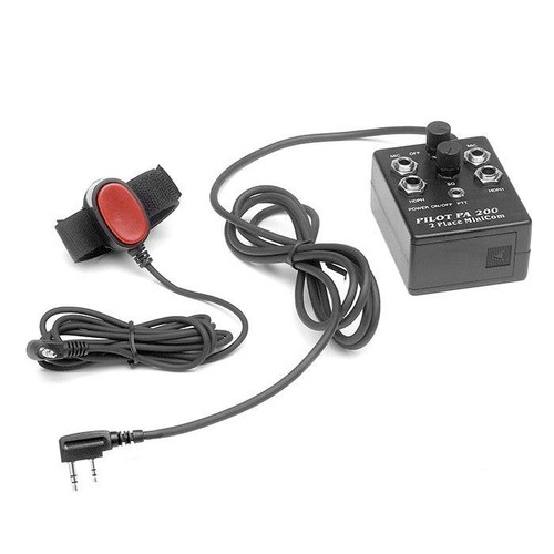 Pilot USA PA-200T/A25 2-Place Intercom for ICOM A25 Series
