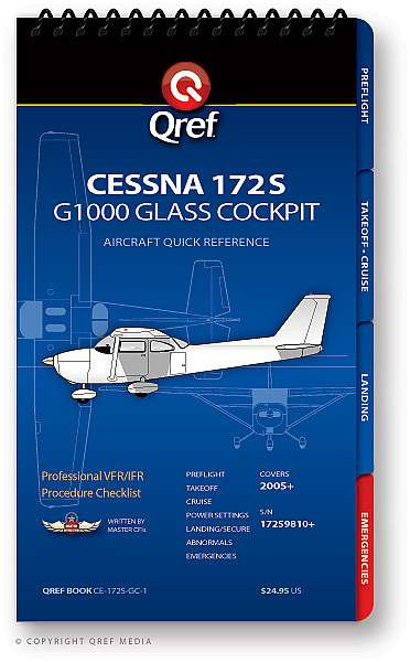 Cessna 172S G1000 Qref Aviation Checklist Book