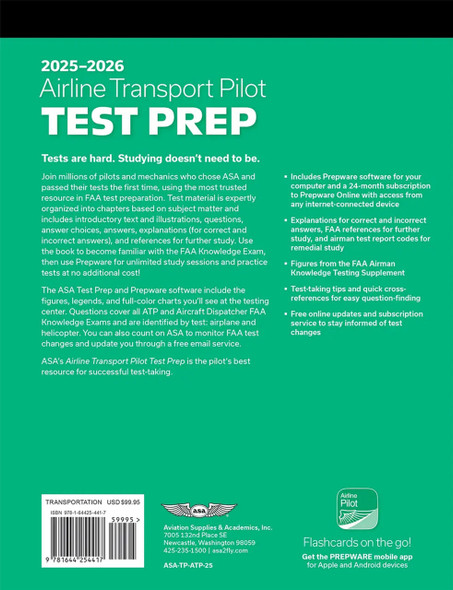 ASA Test Prep: Airline Transport Pilot with Prepware