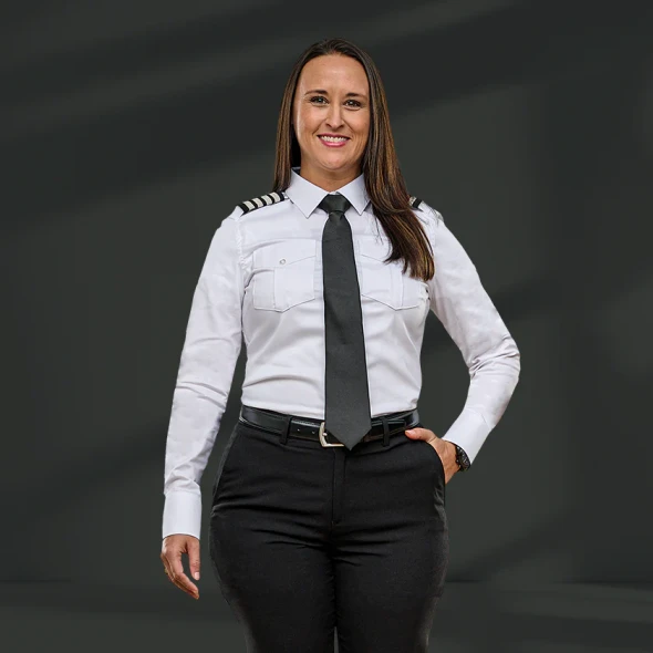 JetSeam Women's Long Sleeve Pilot Shirt - Gold Label