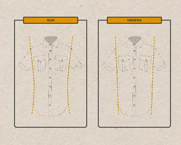 JetSeam Pilot Shirt - Men's Slim Cut Short Sleeve Gold Label