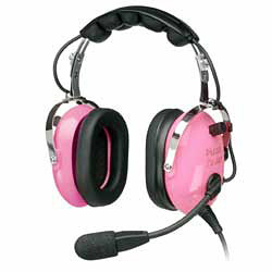 Pilot USA PA-1181TP Adult Pink Headset with Mic | MG Pilot Shop
