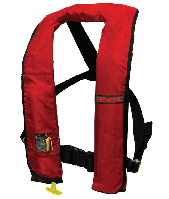 Revere ComfortMax Inflatable PFD / Life Vest - Red