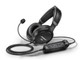 Bose A30 Aviation Headset with Bluetooth shown with cord and controls