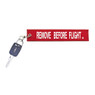 Remove Before Flight Embroidered Keychain