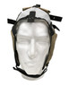 DC Cloth Helmet Assembly - Mesh Khaki/White #18636G-11