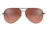 Serengeti Carrara SS014003 Matte Henna Aviator Sunglasses