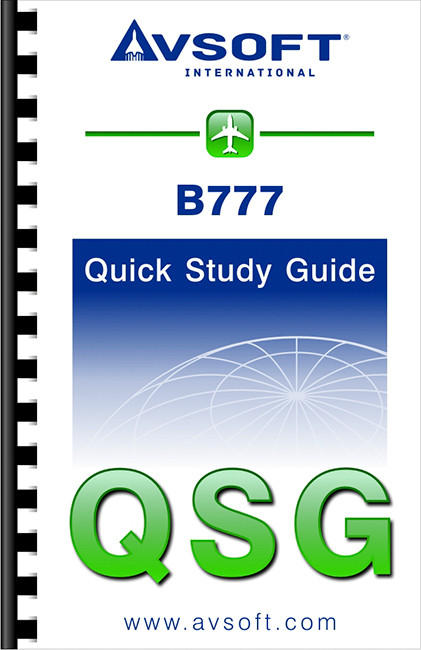 AVON航空学校テキスト９冊セット Avsoft Quick Study Guide: B777