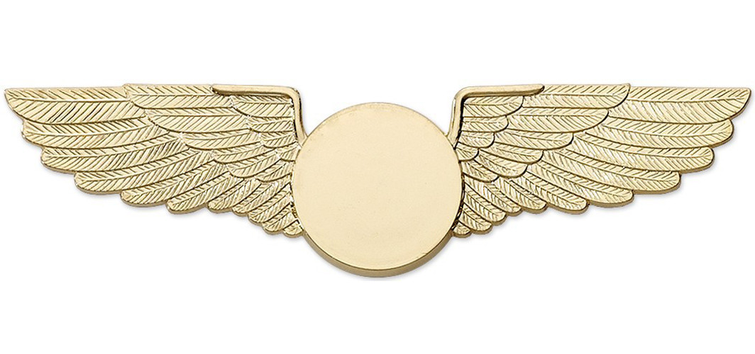 Pilot Wings - Triple-Wing Small - Gold