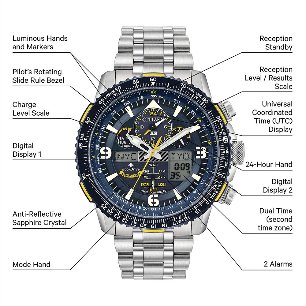 Citizen Blue Angels Atomic Promaster Watch - A-T JY8078-52L