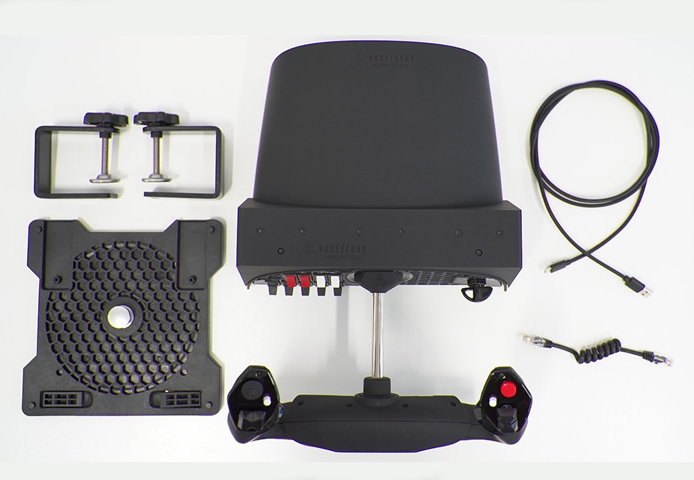 Honeycomb Alpha Flight Yoke & Switch Panel | Simulator Yoke