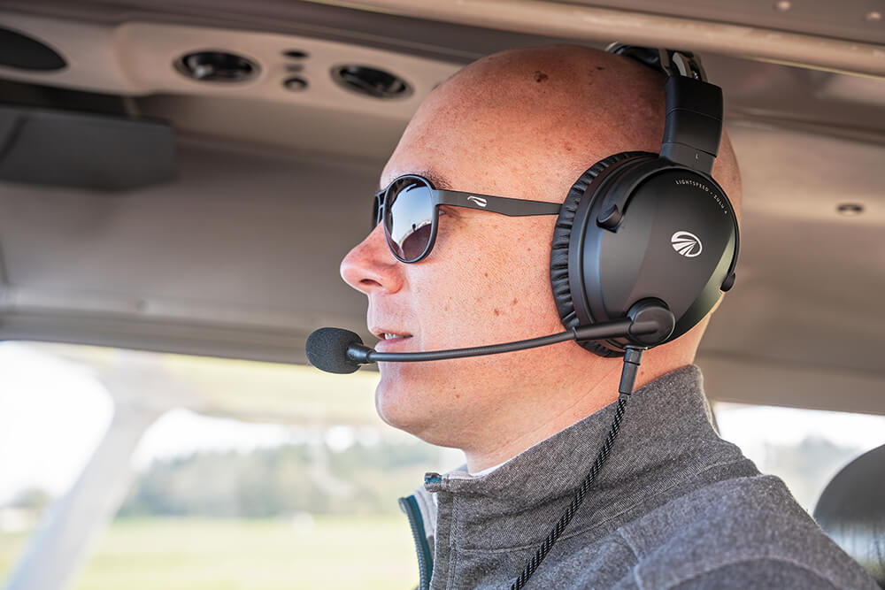 Lightspeed Zulu 4 ANR Headset with Bluetooth | MG Pilot Shop
