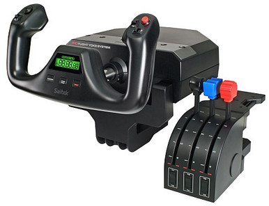 PC用ゲームコントローラー・コンバーター Saitek PRO FLIGHT YOKE SYSTEM PZ44 Logitech G Saitek Pro Flight Yoke System for PC Flight Simulators