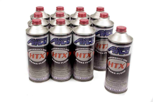 Brake Fluid HTX 16.9oz (12), by AFCO RACING PRODUCTS, Man. Part # 6691904