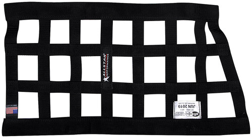 Window Net Border Style Funny Car Black SFI, by ALLSTAR PERFORMANCE, Man. Part # ALL10291