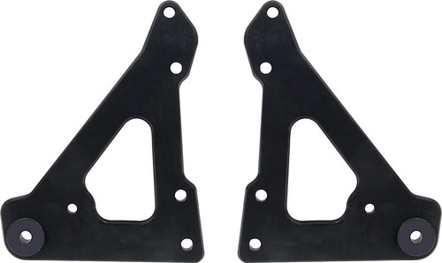 Front Motor Plate 2pc w/ Bushings Black, by ALLSTAR PERFORMANCE, Man. Part # ALL38145