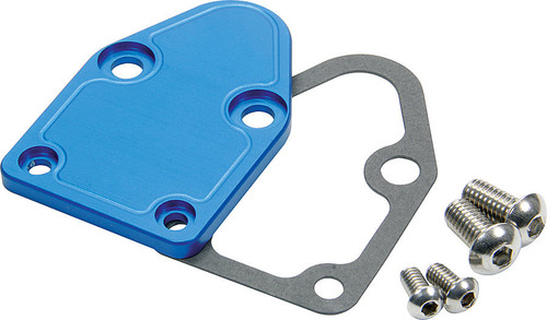 SBC F/P Block Off Plate Blue, by ALLSTAR PERFORMANCE, Man. Part # ALL40300