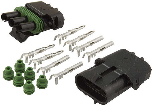 3-Wire Weather Pack Connector Kit, by ALLSTAR PERFORMANCE, Man. Part # ALL76267