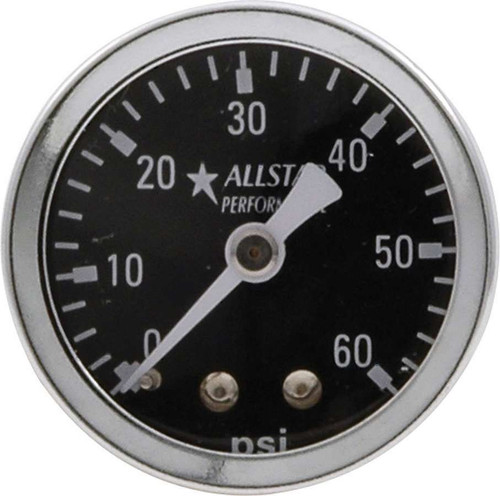 1.5in Gauge 0-60 PSI Dry Type, by ALLSTAR PERFORMANCE, Man. Part # ALL80214