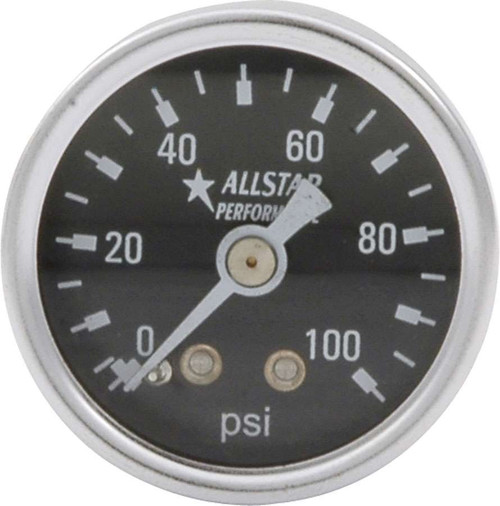 1.5in Gauge 0-100 PSI Dry Type, by ALLSTAR PERFORMANCE, Man. Part # ALL80216