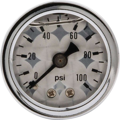 1.5in Gauge 0-100 PSI Turned Face Liq Filled, by ALLSTAR PERFORMANCE, Man. Part # ALL80226