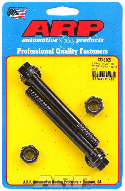 Chevy V8 Motor Mount to Frame Bolt Kit - 6pt., by ARP, Man. Part # 130-3105