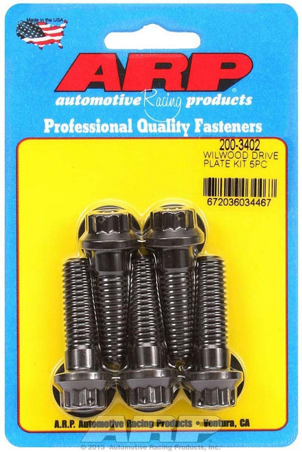 Wilwood Drive Plate Bolt Kit (5), by ARP, Man. Part # 200-3402