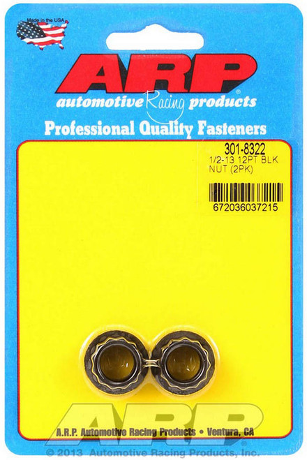 1/2-13 12pt Nut Kit 2pk , by ARP, Man. Part # 301-8322