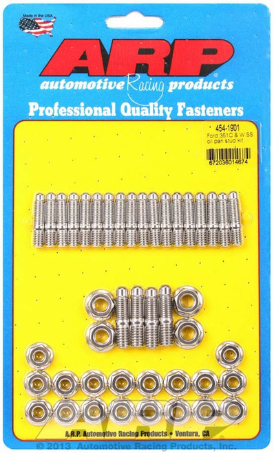 Ford S/S Oil Pan Stud Kit, by ARP, Man. Part # 454-1901