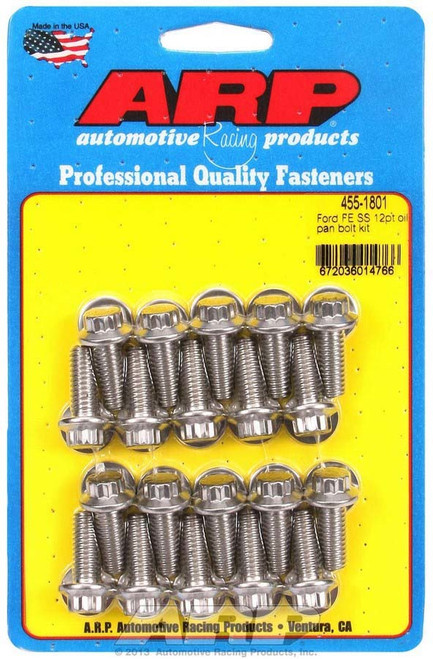 BBF S/S Oil Pan Bolt Kit 12pt., by ARP, Man. Part # 455-1801