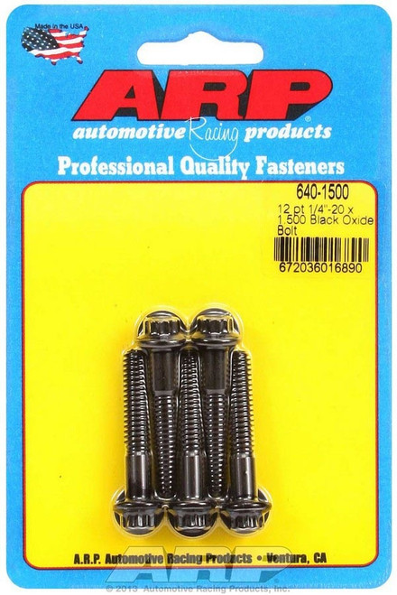 Bolt Kit - 12pt. (5) 1/4-20 x 1.500, by ARP, Man. Part # 640-1500