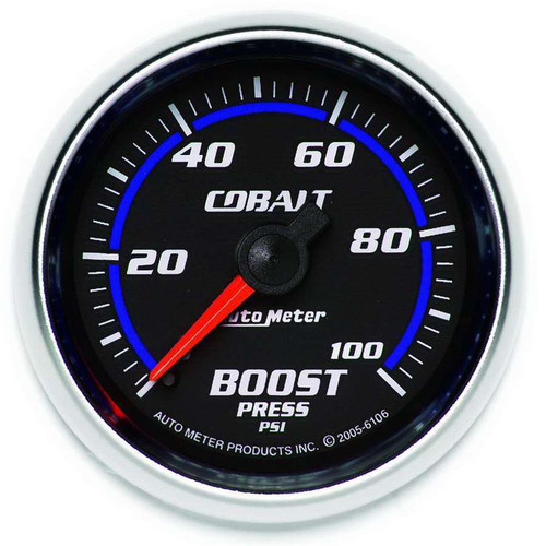 2-1/16in C/S Boost Gauge 0-100psi, by AUTOMETER, Man. Part # 6106