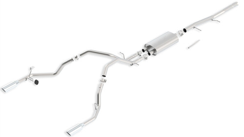 09-13 GM P/U 4.8/5.3/6.1 L Cat Back Exhaust Kit, by BORLA, Man. Part # 140429